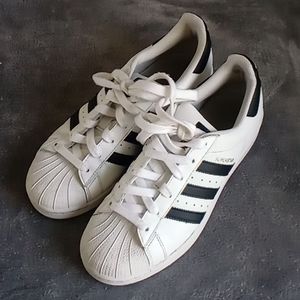Adidas Superstar shoes, Kid's Size 5.